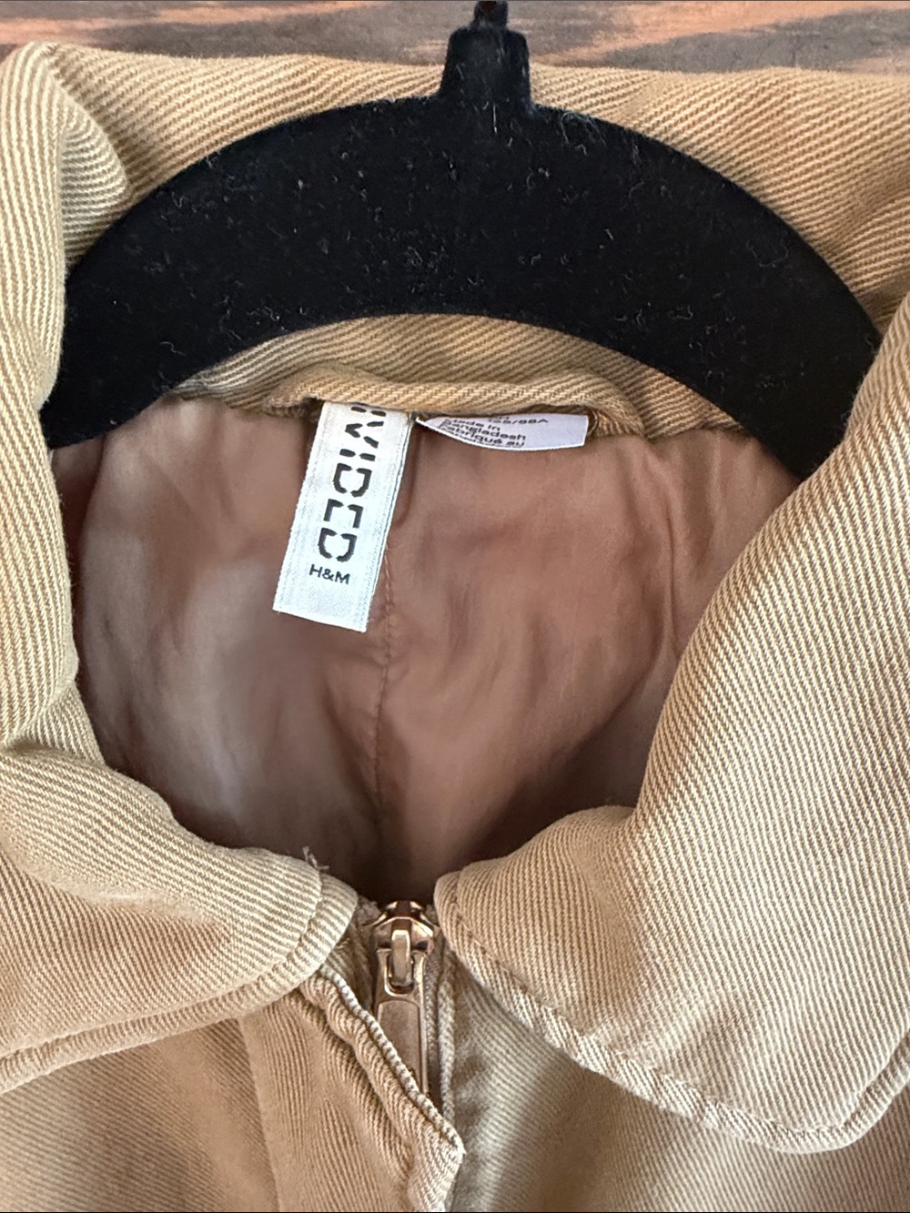 H&M Padded Jacket in Dark Beige - Picture 6 of 7